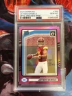 2024 Donruss - Rated Rookie Jayden Daniels #389 Optic Preview Pink Prizm PSA 10