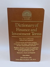 Dictionary of Finance and Investment Terms by Jordan Elliot Goodman and John...