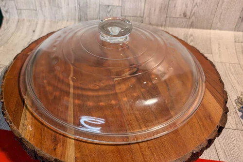Vintage Wagner Ware C-8 Self Basting Domed Glass Lid 10.5"