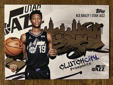 2025-26 Topps Basketball Ace Bailey #CC-5 Clutch City Prospects Rookie