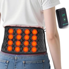 Cordless Heating Pad for Back Pain Relief, Portable Far Infrared Heating Pads...