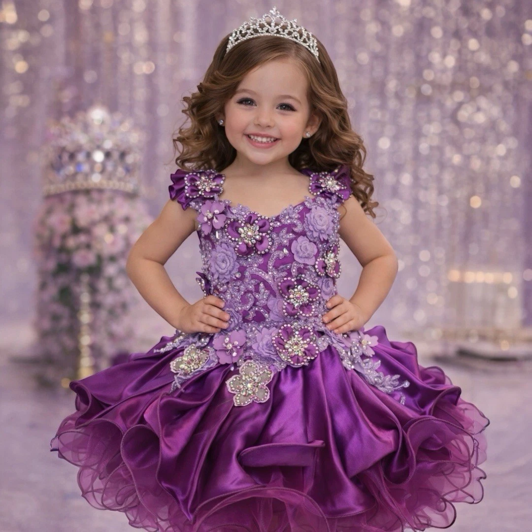 red layered tulle dress Red Tulle A-line Strapless Layers Bows Long Prom Dresses With Side Slit,  MP928 main image 1