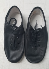 Capezio Jazz Dance Shoes Size 1.5M CG02C Split Sole Leather Upper Lace Up 5035