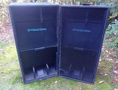 2 x Dynacord F400 Subwoofer Basshorn Leergehäuse für je 2 x 15 Zoll