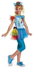 Rainbow Dash Classic My Little Pony Horse Fancy Dress Child Costume S 4-6X