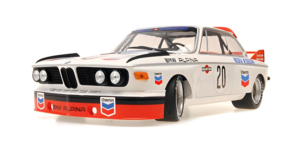 Minichamps 1:18 BMW 3.0 CSL BMW ALPINA BRUNKOCHER 24H SPA 1973 - 155732620 - Immagine 4 di 4