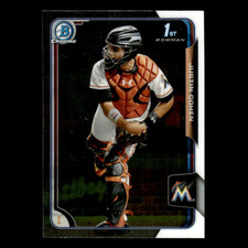 Justin Cohen #98 2015 Bowman Chrome Draft Miami Marlins Baseball Card