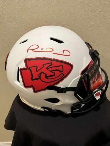 Patrick Mahomes Signed FS REP Lunar Eclipse Helmet Custom Visor Beckett COA