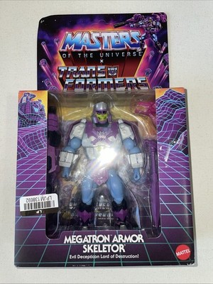 Mattel MOTU Masters of The Universe x Transformers Megatron Armor Skeletor New