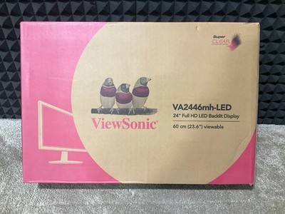 Viewsonic VA2446MH 24'' LED LCD 1920 x 1080 Display 16:9 Monitor        NEW