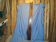  black walnut, live edge slab 63" long, 7 1/2" wide, 13/16" thick