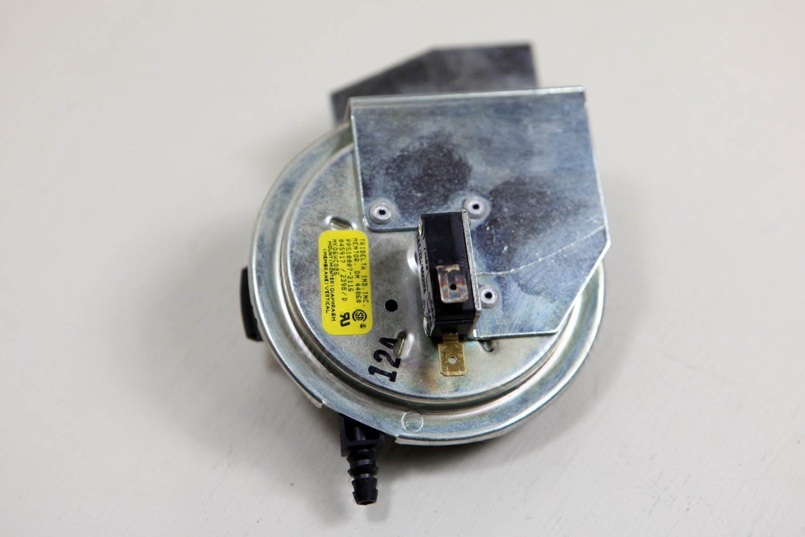 Used Tridelta PPS10007-2116 Air Pressure Switch - HK06WC088 Compatible, Tested & Functional