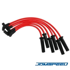RED SPARK PLUG WIRE SET For AMC/JEEP 4.2L 258 HEI DISTRIBUTOR 