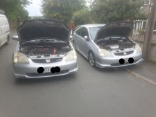 Breaking Honda civic Ep3 Type r Facelift Pre facelift Silver Spare engine parts