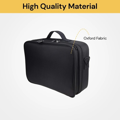 Professional Makeup Bag Portable Cosmetic Organize Case Storage Box Travel Large - Picture 4 of 16