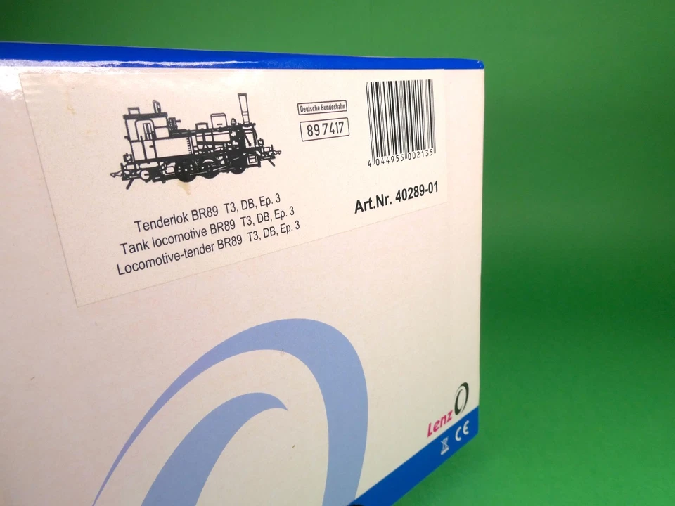 *LENZ 40289-01 Spur 0 digital /SOUND: BR89 7417 T3 DB Dampflok - Bild 2 von 4