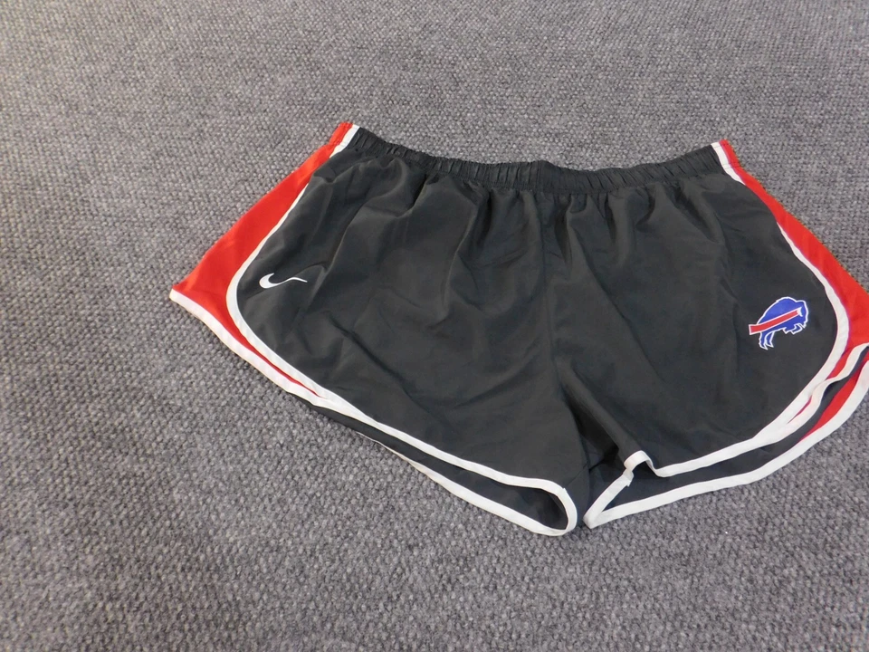Buffalo Bills Pantalones Cortos Nike Mujer 3x Plus Gris Fútbol NFL Cintura Elástica Foto 2 de 4