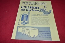 Chore Boy Little Beaver Bulk Tank Washer Dealer's Brochure YABE18 
