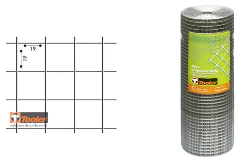 Rete Metallica Maglia 19x19 Mm