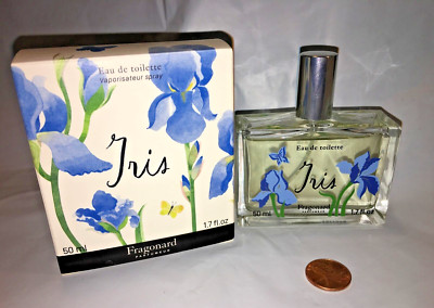 WOMENS NEW RARE boxed FRAGONARD france iris Perfume 1.7 OZ EDT tonka powder