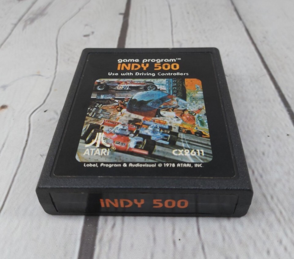 Indy 500 Cartridge For Atari 2600 Vintage Video Game 1978 | eBay
