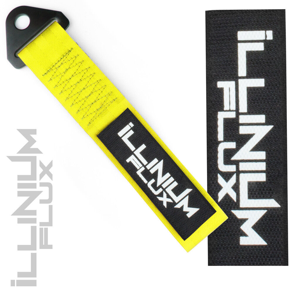 ILLINIUM FLUX YELLOW HIGH STRENGTH RACING PATCH High quality Nashville-Davidson Mall TOW BADGE STRAP