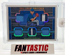 Brandon Barriera 5x Relic /25 2023 Panini Three & Two FCS-BB Blue Jays