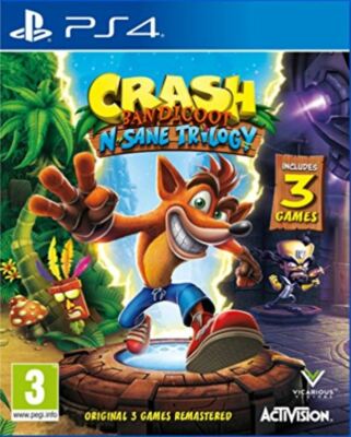 Crash Bandicoot N Sane Trilogy PS4 RE SEALED UK PAL Sony Playstation 4 Insane