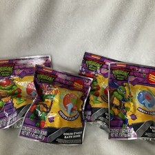 TMNT TEENAGE MUTANT NINJA TURTLES MAYHEM COLOR TWIST BATH BOMBS LOT 4 Nicolodeon