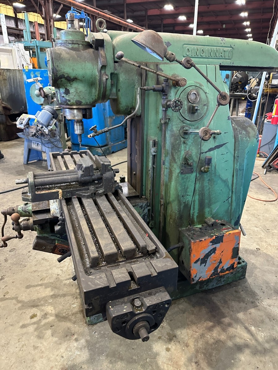 2M CINCINNATI HORIZONTAL MILL WITH VERTICAL HEAD: STOCK
