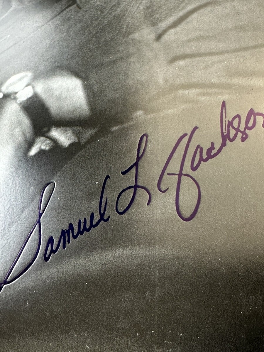 Samuel L. Jackson サミュエル・L・ジャクソン ★ 直筆サイン Photo Samuel L Jackson Autograph Signed Photo 5” X 7