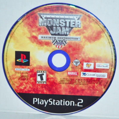 Monster Jam: Maximum Destruction (Sony PlayStation 2, 2002) PS2 Video Game