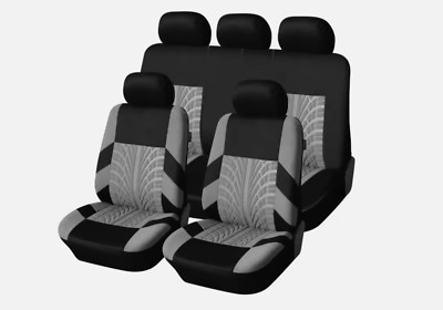 Autositzbezüge Set 5-Sitzer Universal waschbar grau