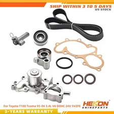 Timing Belt Kit Water Pump For Toyota T100 Tcoma 95-04 3.4L V6 DOHC 24V 5VZFE