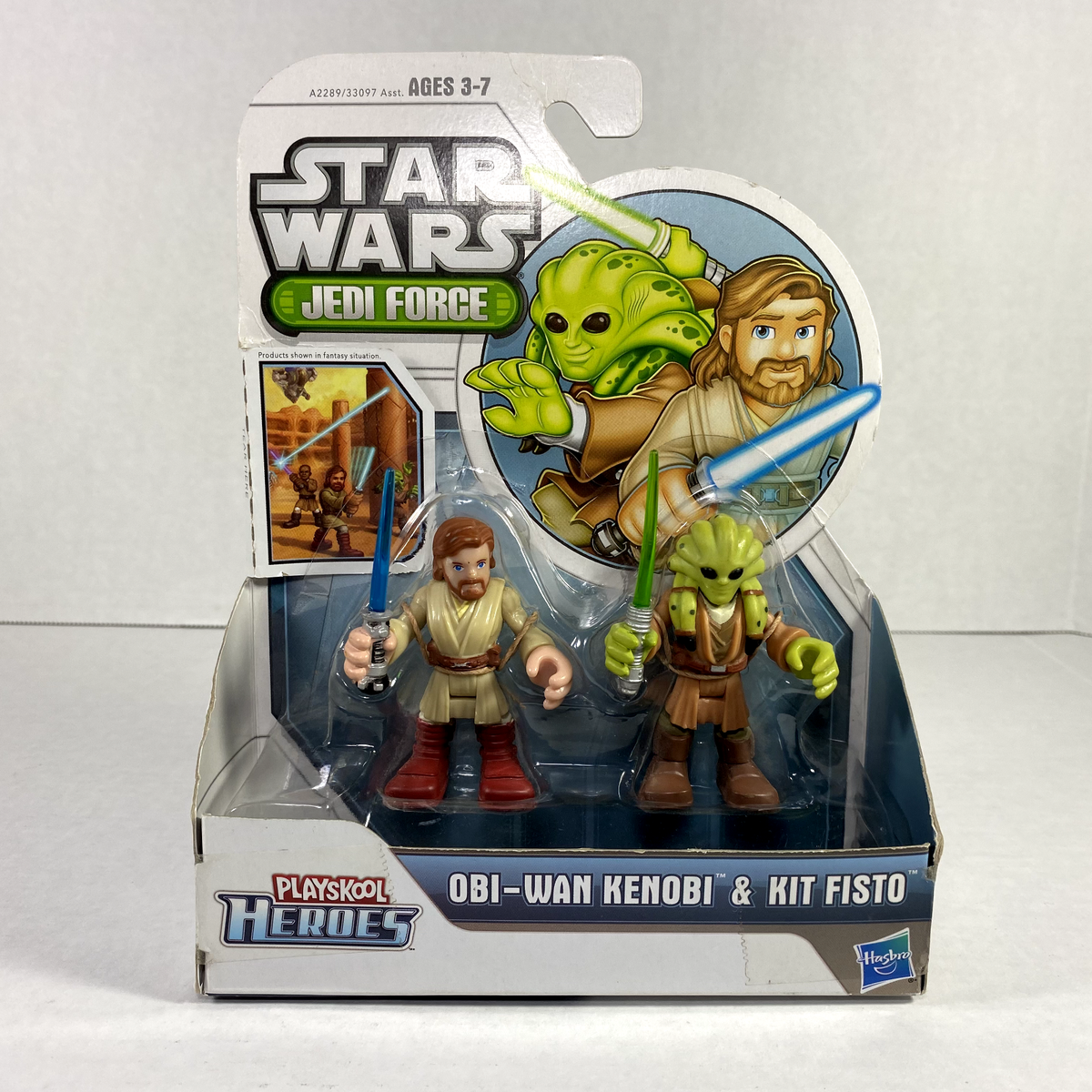 Playskool Star Wars Galactic Heroes OBI-WAN KENOBI & KIT FISTO 2