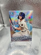 Garrett Mitchell 2021 Bowman Chrome 40-Man Futures Insert Card #FMF-8