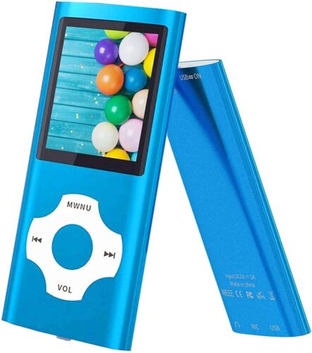 Blue MP3 Player 32GB Storage Voice Recorder FM Radio E-Book Support 10 Hours - Picture 7 of 12