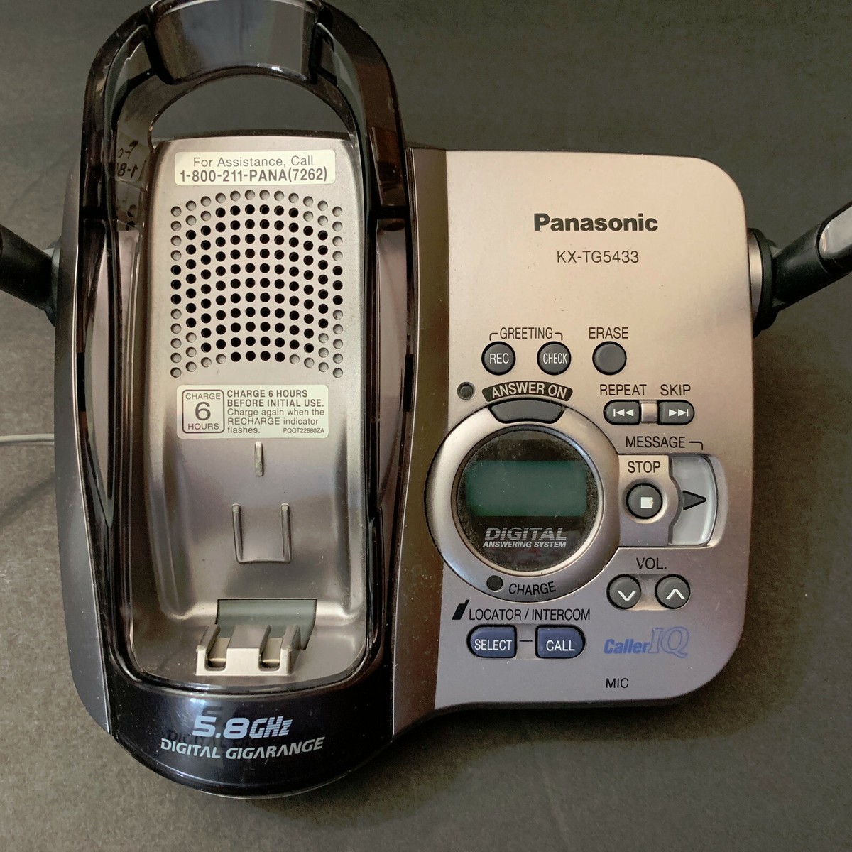 Panasonic KX-TG5433M 5.8 GHz Digital Cordless Answering System