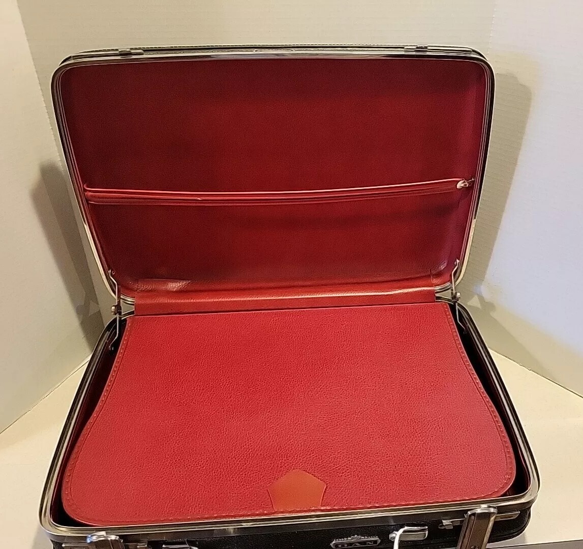 Vintage American Tourister Tiara Gray Suitcase Hard Shell Luggage