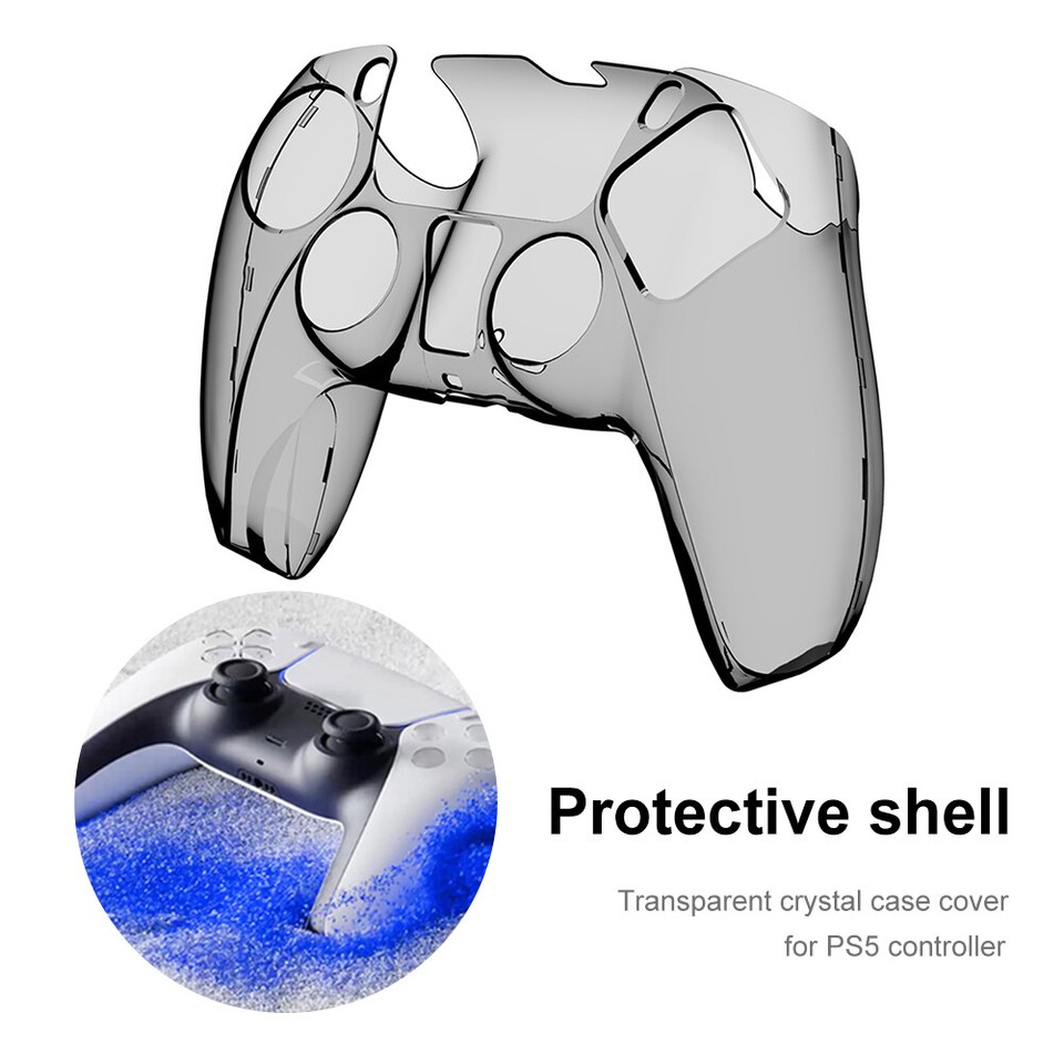 Game Controller Case Transparent Slim Gaming Accessories for Sony