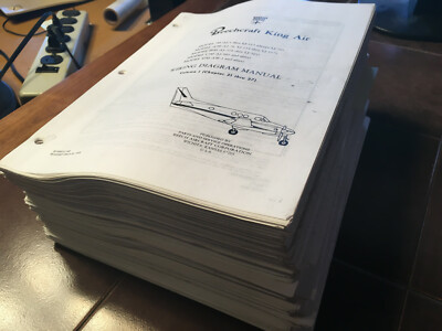 Beechcraft King Air 90, A90, B90, C90 & E90 Wiring Manual | eBay
