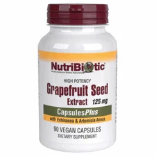 Nutribiotic Grapefruit Seed Extract Capsules Plus Echinacea & Artemisia Annua 
