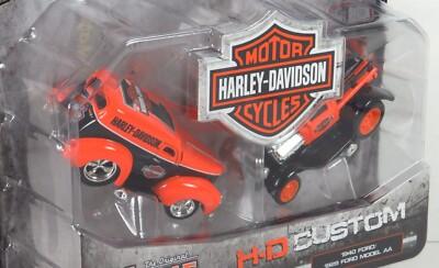 Harley Davidson H-D Custom 1940 Ford Panel 1929 Model A Truck HD