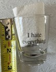 Jim Benton Happy Bunny “ I Hate Everything “ Shot Glass — photo 3