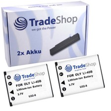 2x Akku 950mAh Olympus mju 740 mju 750 mju 760 mju770SW 