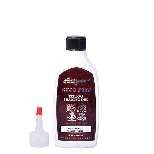 Authentic Kuro Sumi Black Outlining, Greywash, or Soft Greywash Tattoo Ink USA - Picture 5 of 9