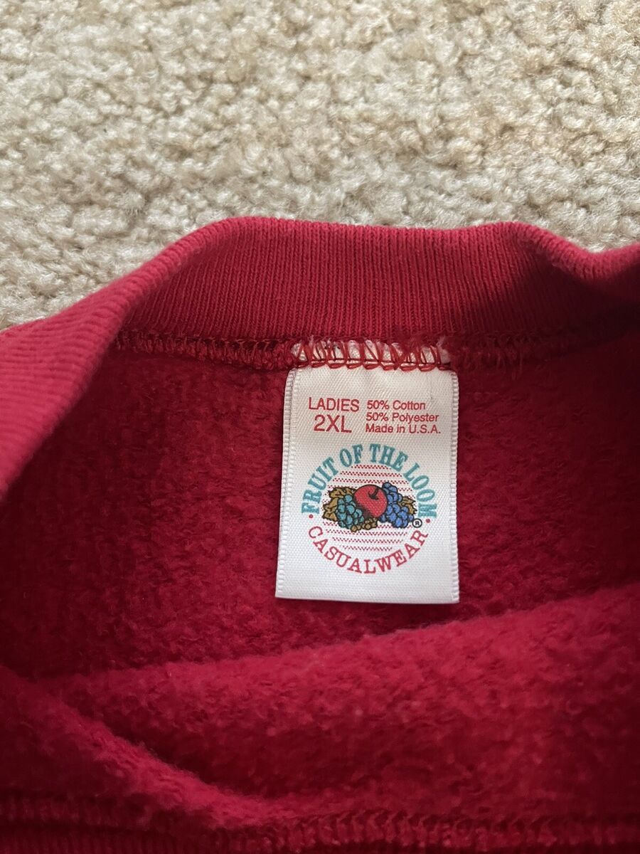 Vintage 90s Fruit Of The Loom 2XL Casual Wear Blank Vintage 90s Fruit Of The Loom 2XL Casual Wear Blank