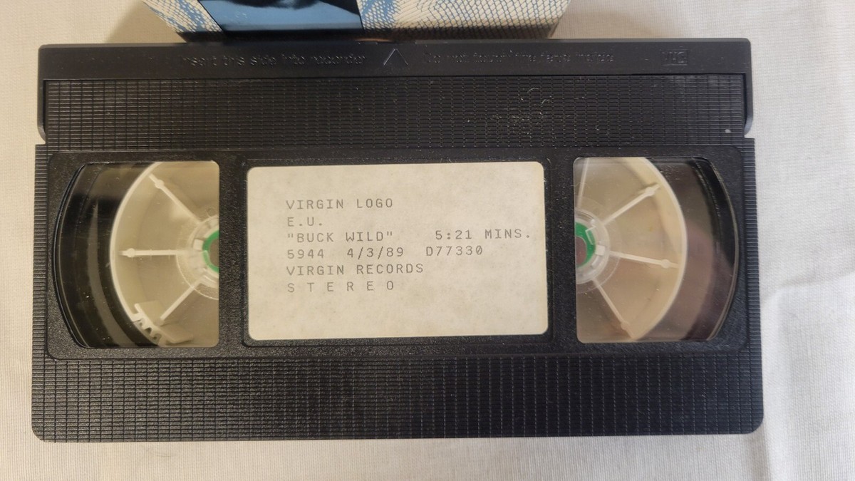 E.U.『Buck Wild』 PromoCDs E.U. -BUCK WILD EU-VHS Music Video 1989 Promo Virgin Records