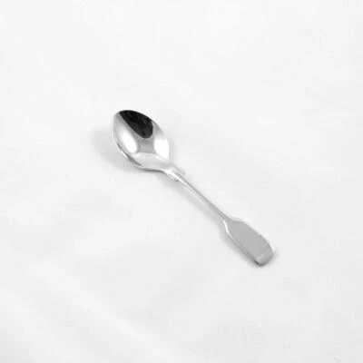 New Stainless Steel Old English Fiddle Coffee Spoon Made In Sheffield England