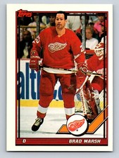 Brad Marsh 1991-92 Topps #19 Detroit Red Wings